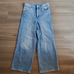 H&M High Rise Wide Leg Jeans